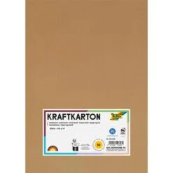 Folia Kraftpapier 692/4/98, A4, 230 G/m², Braun, 50 Blatt