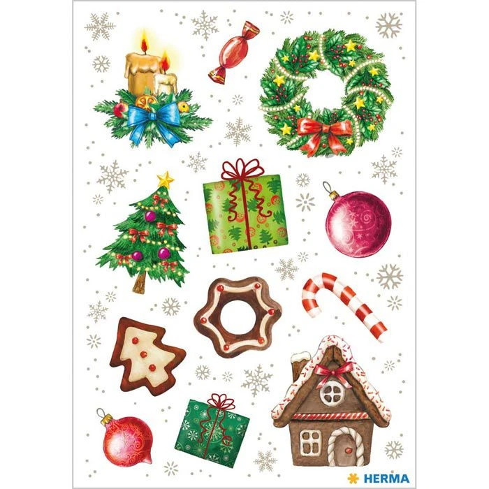 Herma Sticker Decor, 15072, Weihnachtszeit, 36 Aufkleber - Image 2