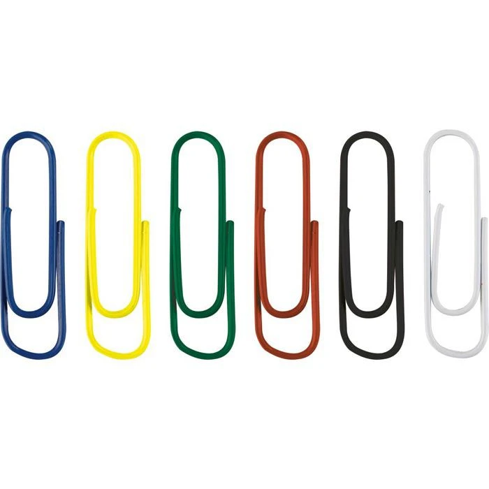 Herlitz Büroklammern 8859134, 26mm, Farbig Sortiert, Kunststoffüberzogen, 1000 Stück - Image 2