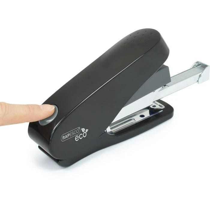 RAPESCO Heftgerät 1466 ECO Luna Less Effort, Heftleistung 50 Blatt, Schwarz - Image 3