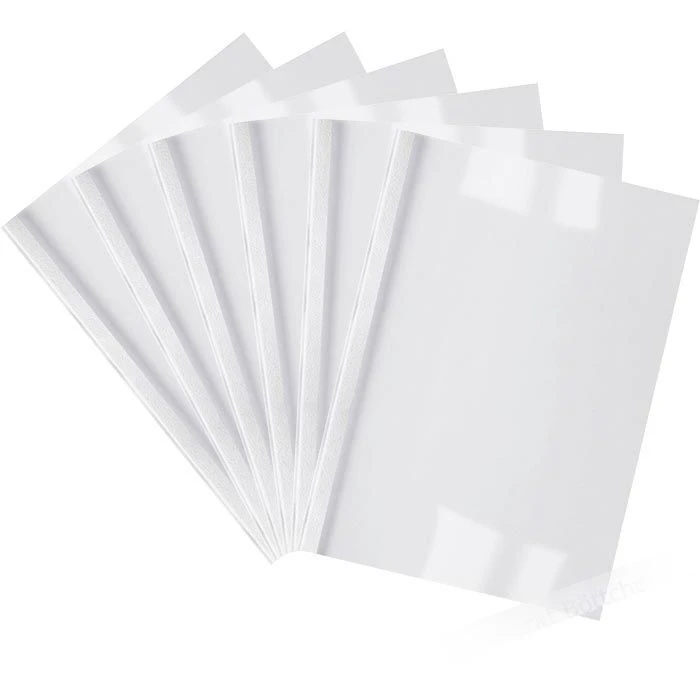 LMG Thermobindemappen A4, 3 Mm, Lederkarton, Weiß, 50 Stück