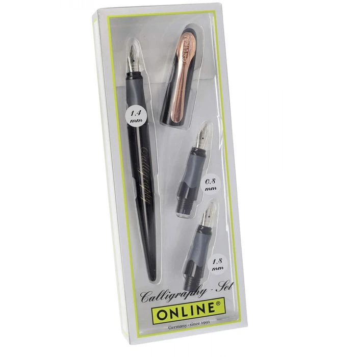 Online Schreibset Air Best Writer, 10055, Kalligrafie-Set, Füller Und Federn, Schwarz