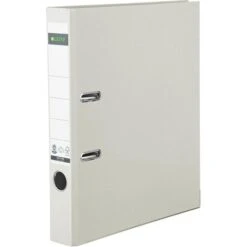 Leitz Ordner 1008-00-01, Vollpapier, Karton, A4, 5,2cm, Weiß